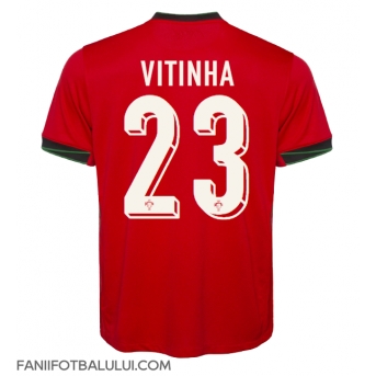 Portugalia Vitinha #23 Tricou Fotbal Replică European 2024 Barbati Acasa